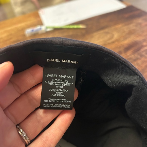 Isabel Marant Dark Gray Cap - Picture 5 of 7